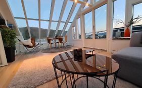 Glass roof private loft in Tromsø